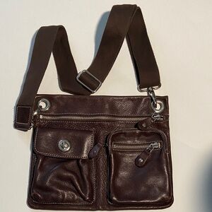 Vintage Roots Leather Villager Cervino Bag Made in Canada 🇨🇦